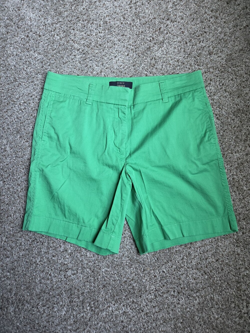 J.Crew Green Chino Short